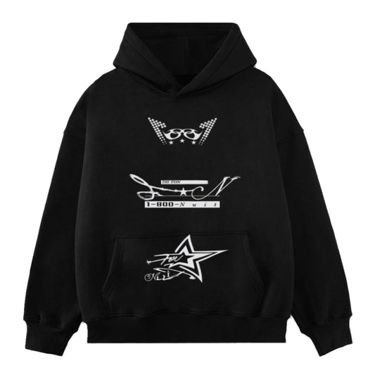 天使の影 NUIT (Heavyweight) Hoodie