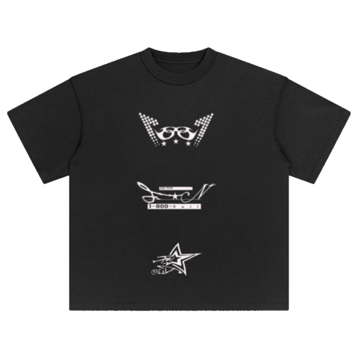 天使の影 Cropped (Heavyweight) T-shirt